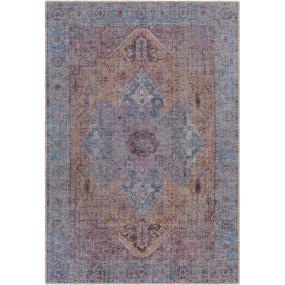 Atlanta Blue Rectangle Area Rug