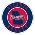 thumbnail image 1 of Atlanta Braves 15" State Circle Sign, 1 of 1