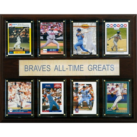 Atlanta Braves 12'' x 15'' All-Time Greats Plaque