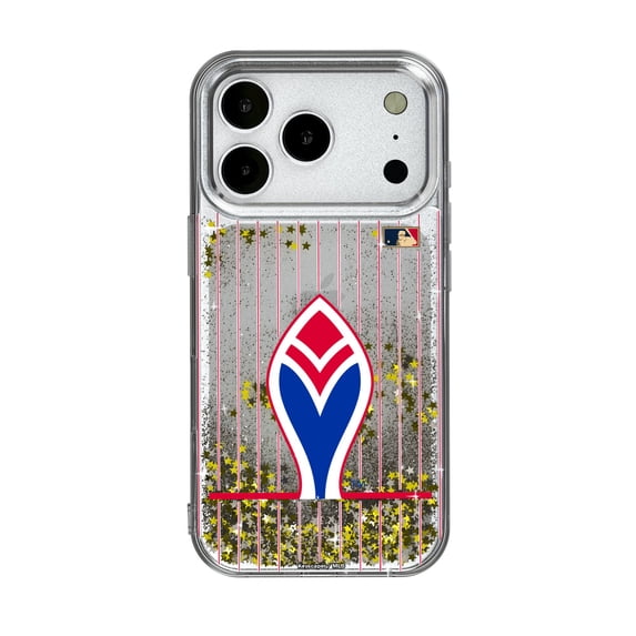Atlanta Braves 1972-1975 Cooperstown Pinstripe iPhone Glitter Case