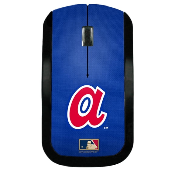 Atlanta Braves 1972-1980 Cooperstown Solid Design Wireless Mouse