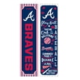 thumbnail image 1 of Atlanta Braves 47" Double-Sided Spring Seasonal Porch Leaner Sign, 1 of 1