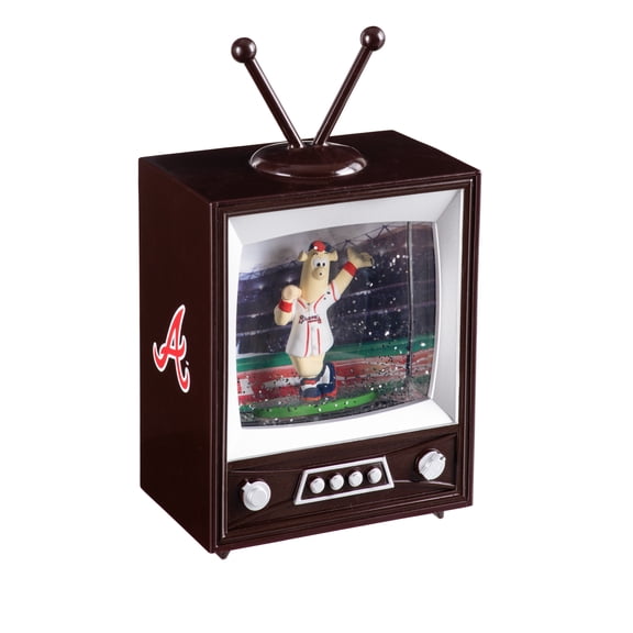 Atlanta Braves 8" Vintage TV Water Globe Lantern with Mascot