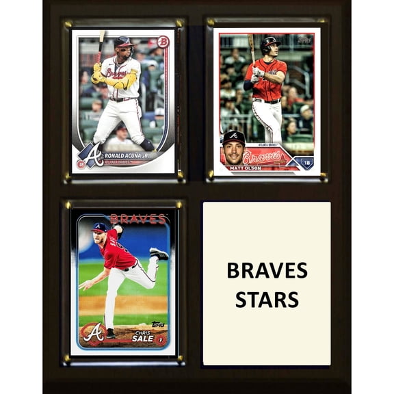 Atlanta Braves 8" x 10" Plaque
