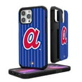 thumbnail image 1 of Atlanta Braves Alternate Logo iPhone Pinstripe Cooperstown Design Rugged Case, 1 of 1
