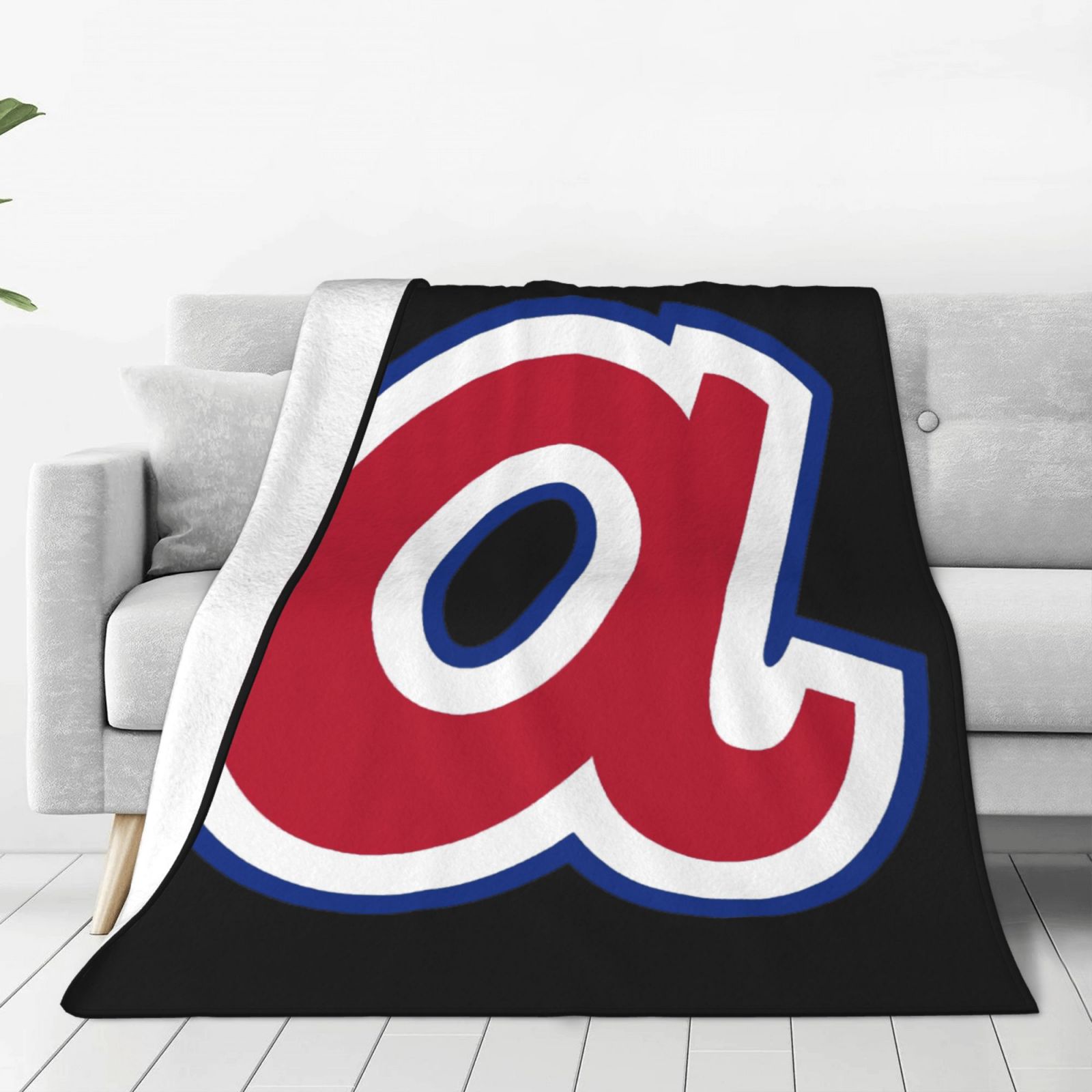 Atlanta_Braves Bed Fleece Throw Blankets Sofa Blanket Stylish Plush