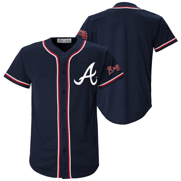 MLB Atlanta Braves Youth Primary Color Synthetic Jersey
