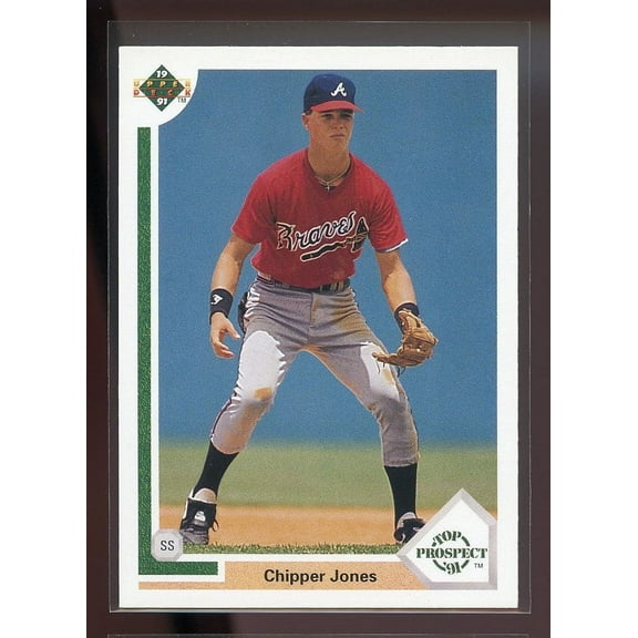 Atlanta Braves  CHIPPER JONES  ROOKIE CARD  1991 Upper  GREAT GIFT