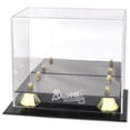 thumbnail image 1 of Atlanta Braves Golden Classic Logo Mini Helmet Case, 1 of 2