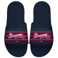 thumbnail image 1 of Atlanta Braves ISlide MLB Stripe Slide Sandals - Navy, 1 of 1