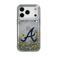 thumbnail image 1 of Atlanta Braves Linen Logo iPhone Glitter Case, 1 of 6