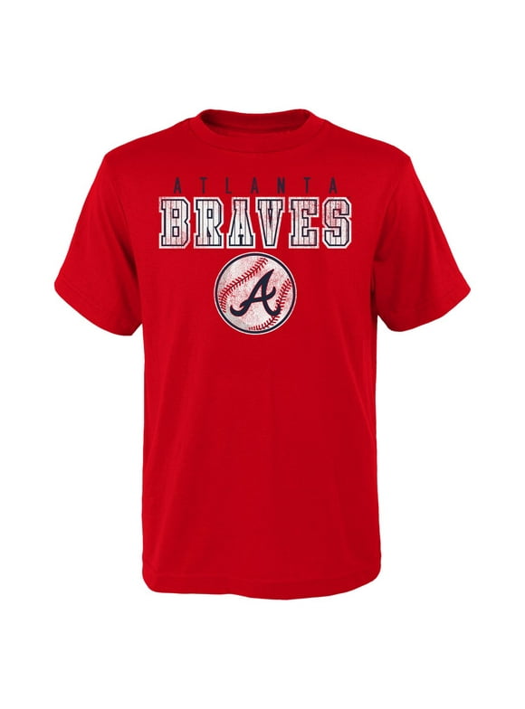 Atlanta Braves MLB Boys Short-Sleeve Cotton Tee