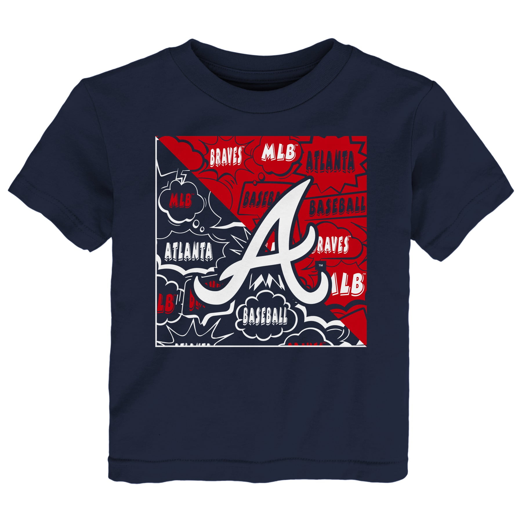 Atlanta Braves MLB Toddler Short Sleeve Tee Walmart Business Supplies