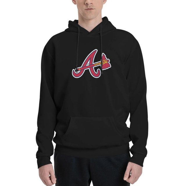 AtlantaBraves Men's Hoodie Casual Long Sleeve Pullover Hooded Novelty