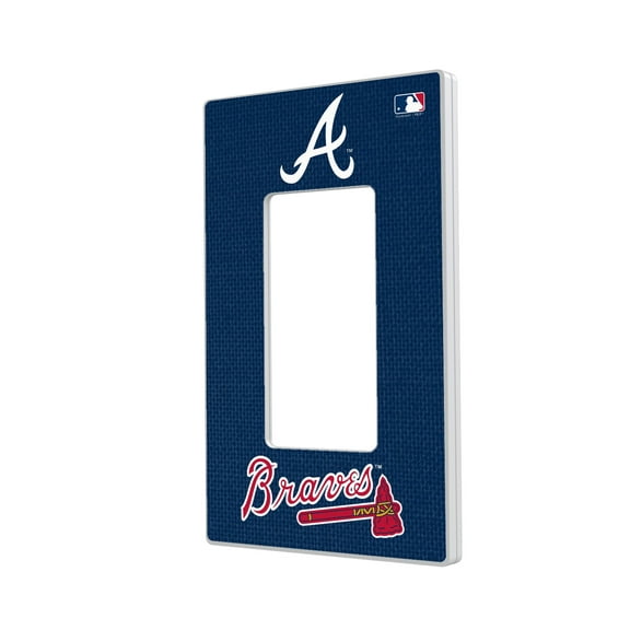 Atlanta Braves Solid Single Rocker Light Switch Plate