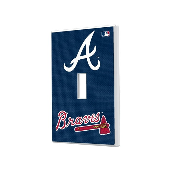 Atlanta Braves Solid Single Toggle Light Switch Plate