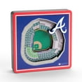 thumbnail image 1 of Atlanta Braves Stadium View Magnet, 1 of 4
