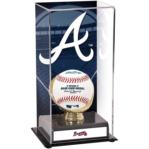 Atlanta Braves Sublimated Display Case with Image