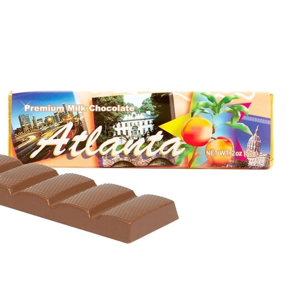 Atlanta Chocolate Bars (Case of 24) Party Favor Milk Chocolate