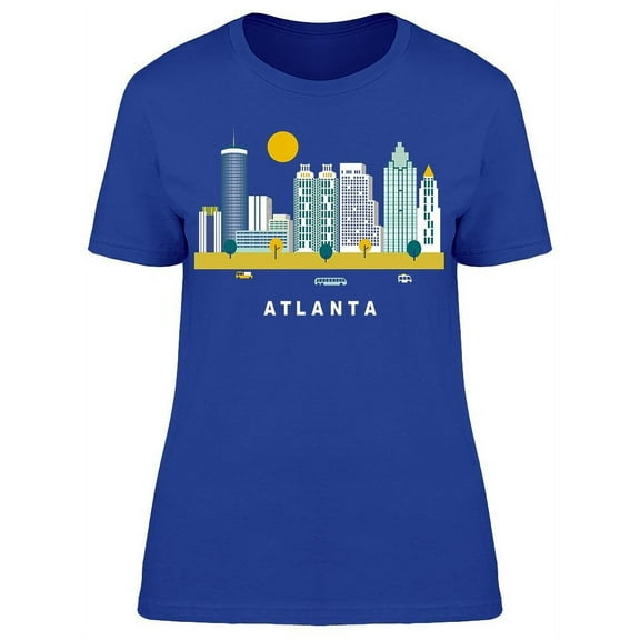 Atlanta City Georgia T-Shirt Women -Image by Shutterstock, Female Large