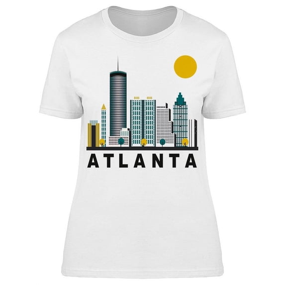 Atlanta City In Georgia T-Shirt Women -Image by Shutterstock, Female x-Large