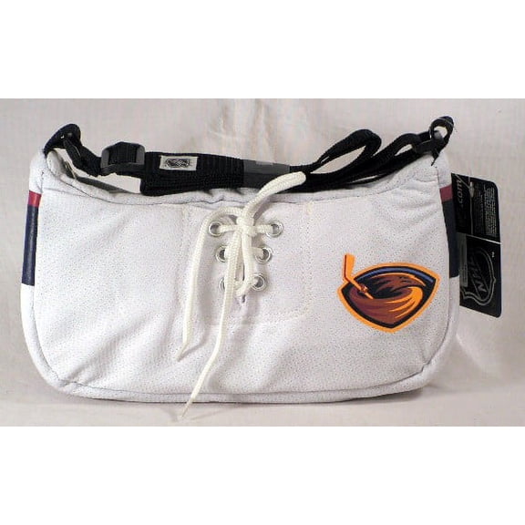 Atlanta Classic Thrashers Jersey Material Purse Handbag, 12 x 7 x 3