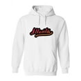 thumbnail image 1 of Atlanta Colorful Curved Font Hoodie Women -Image by Shutterstock, Female 3X-Large, 1 of 4