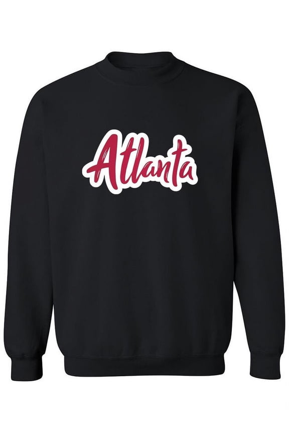 Atlanta Curved Font  Sweatshirt Women -Image by Shutterstock, Female Medium
