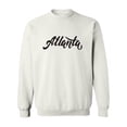 thumbnail image 1 of Atlanta Curved Letters Quote Sweatshirt Women -Image by Shutterstock, Female 3X-Large, 1 of 4
