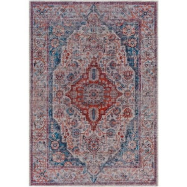 Atlanta Dark Red   Runner Area Rug