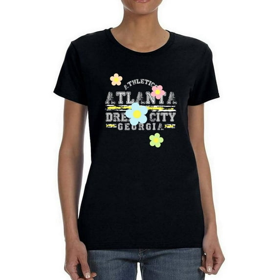 Atlanta Dream City. Shaped T-Shirt Women -Image by Shutterstock, Female Large