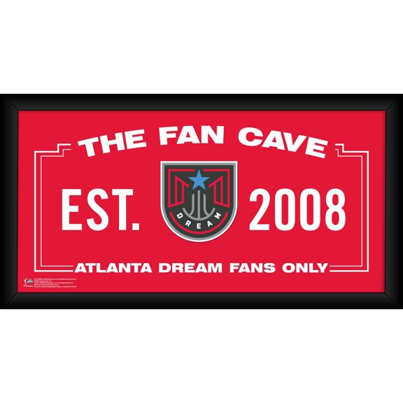 Atlanta Dream Framed 10" x 20" Fan Cave Collage - Fanatics Authentic Certified