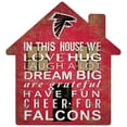 thumbnail image 1 of Atlanta Falcons 12'' Team House Sign, 1 of 1