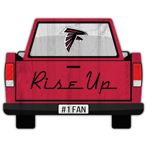 Atlanta Falcons 12'' x 12'' Truck Back D-cor