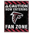 thumbnail image 1 of Atlanta Falcons 13" x 20" Fan Zone Metal Sign, 1 of 1