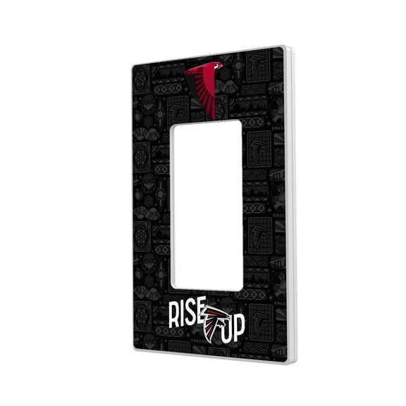 Atlanta Falcons 2024 Illustrated Limited Edition Single Rocker Light Switch Plate