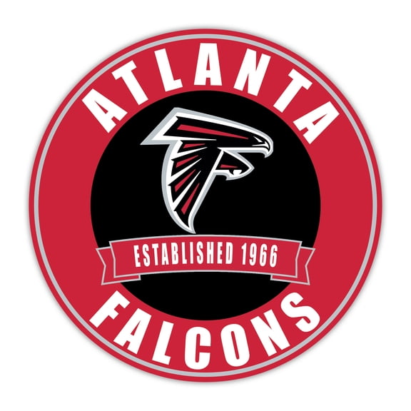 Atlanta Falcons 24" Circle with Banner