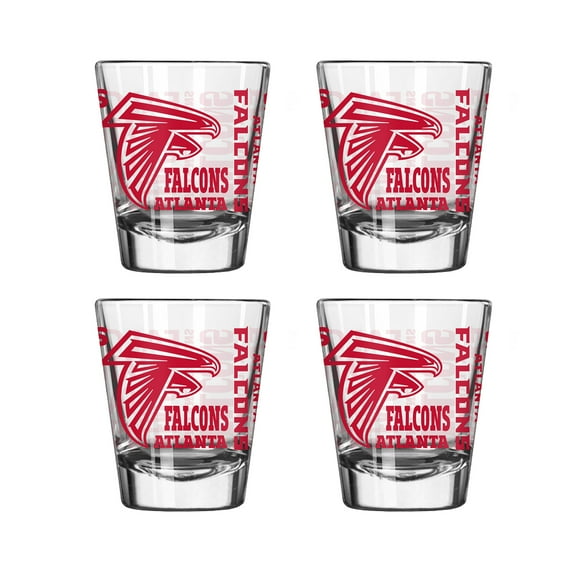 Logo Brands Atlanta Falcons 4-Pack 2oz. Shot Glass Set