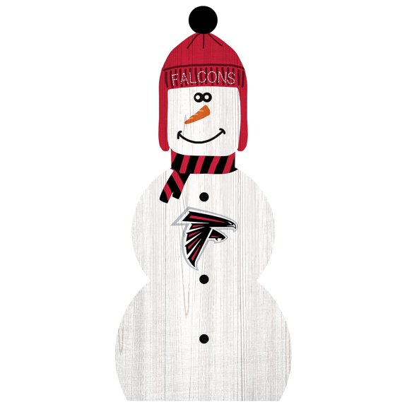 Atlanta Falcons 31'' Snowman Leaner