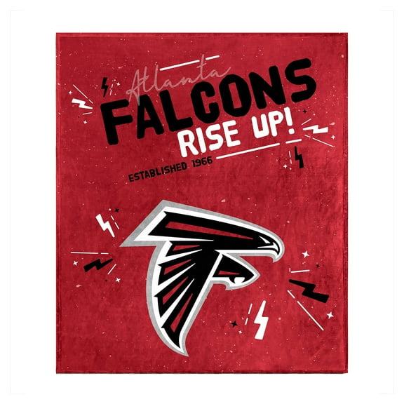 Logo Brands Atlanta Falcons 60" x 70" Plush Throw Blanket