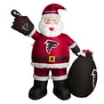 thumbnail image 1 of Atlanta Falcons 7' Inflatable Santa, 1 of 5