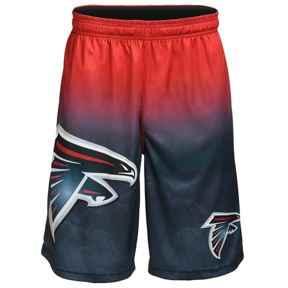 FOCO Men's Football Gradient Big Logo Training Shorts, Team Color, Large