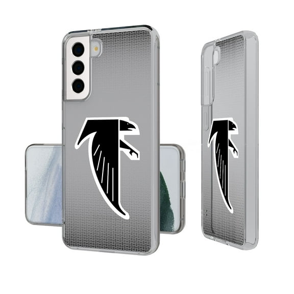 Atlanta Falcons Linen Logo Galaxy Clear Case