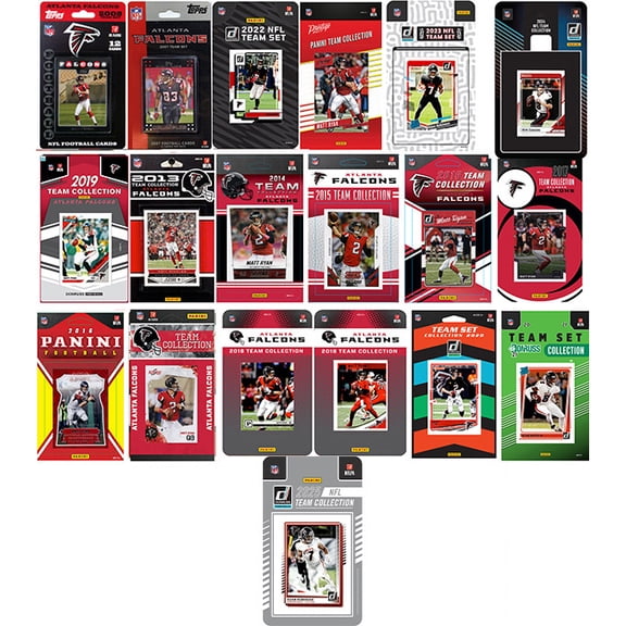 Atlanta Falcons Multi-Season Trading Card Set