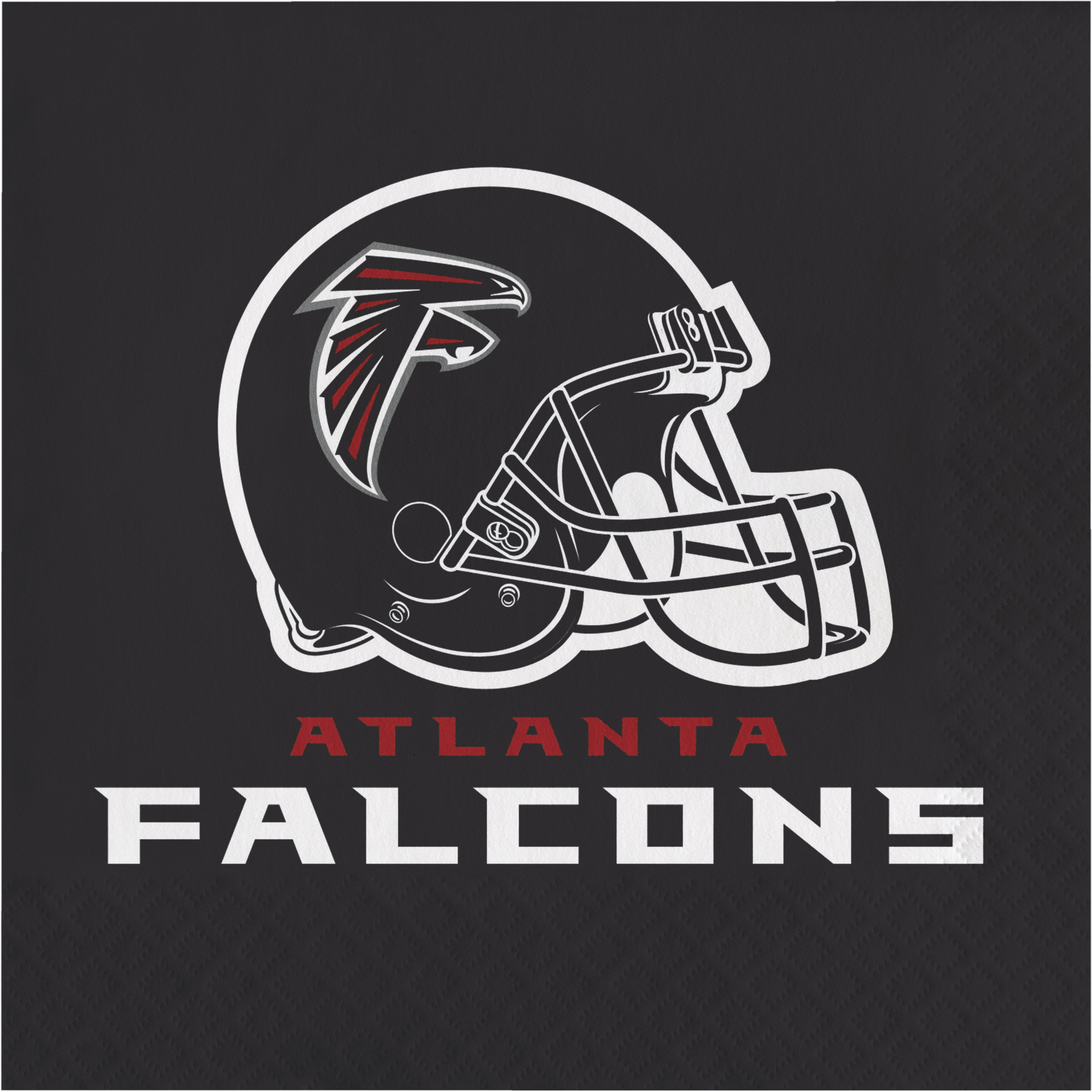 Atlanta Falcons Paper Napkins 48 Count for 24 Guests