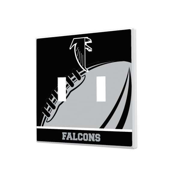 Atlanta Falcons Passtime Design Double Toggle Lightswitch Plate