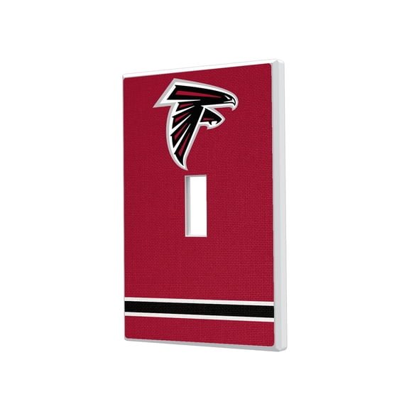Atlanta Falcons Stripe Single Toggle Light Switch Plate