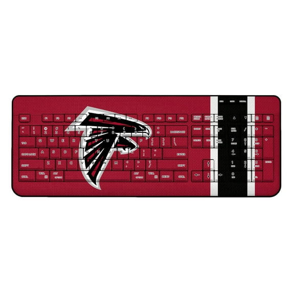 Atlanta Falcons Stripe Wireless Keyboard