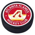 thumbnail image 1 of Atlanta Flames Vintage Hockey Puck, 1 of 1