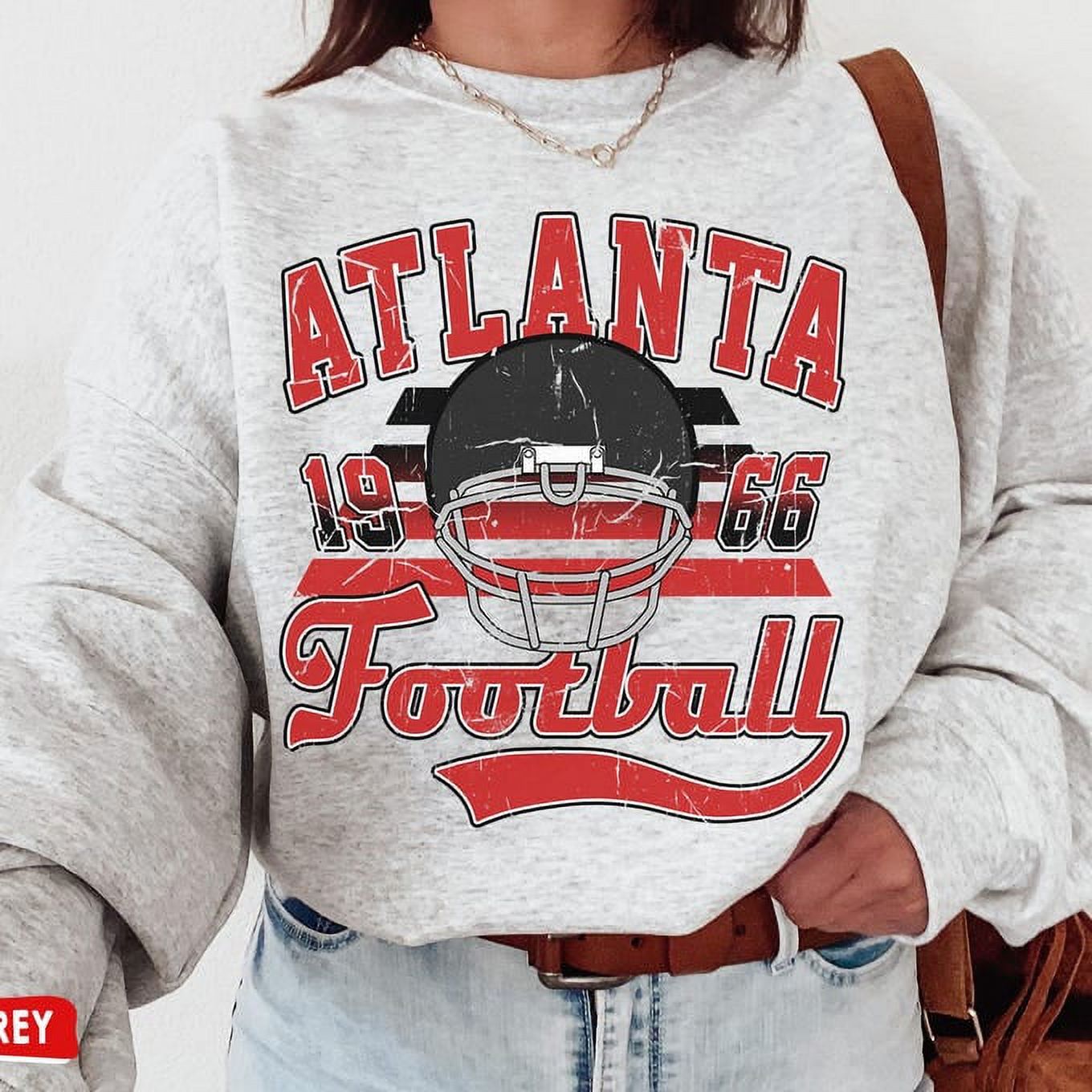 Atlanta Football Crewneck Sweatshirt , Falcons Sweatshirt, Atlanta Game